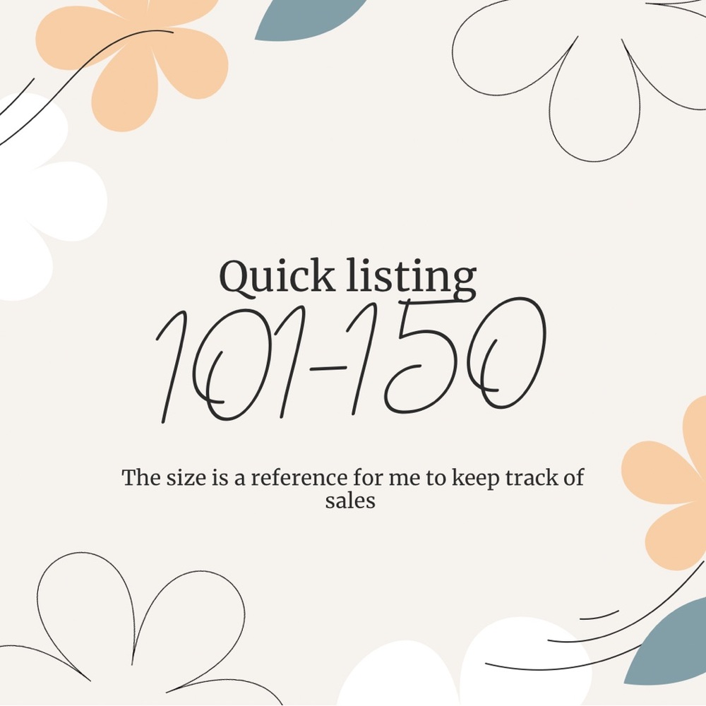 Quick Listing 101-150